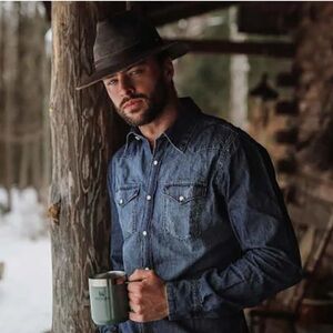 STETSON TULLAMORE 100% LEATHER SAFARI HAT 7 5/8